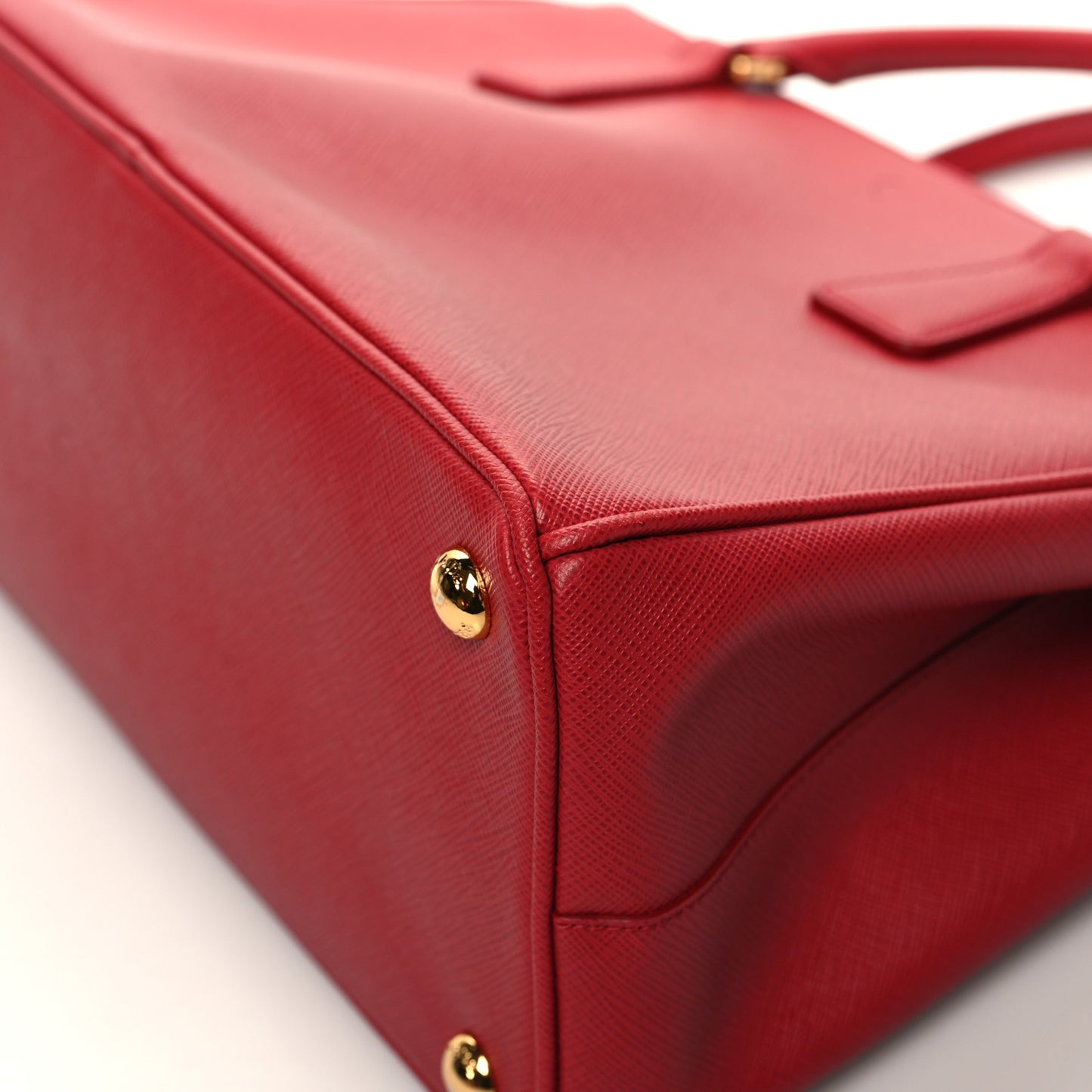 Saffiano Small Galleria Double Zip Tote Fuoco