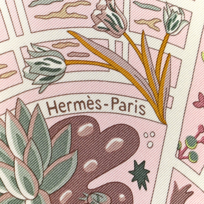 Hermes Silk Fleurs De Giverny Scarf 90 2 of 5