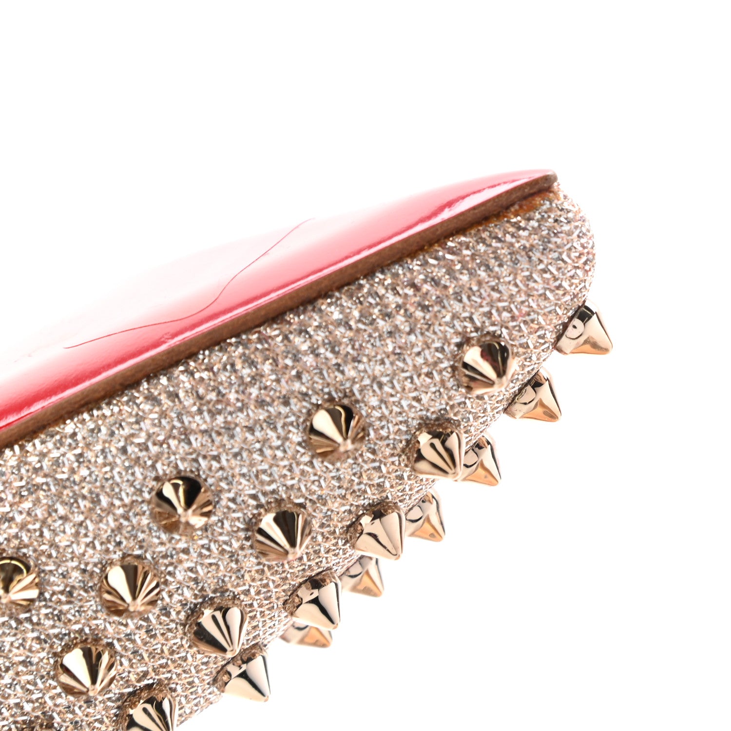 Christian Louboutin Glitter Diams Follies Spikes 100 Pumps 37