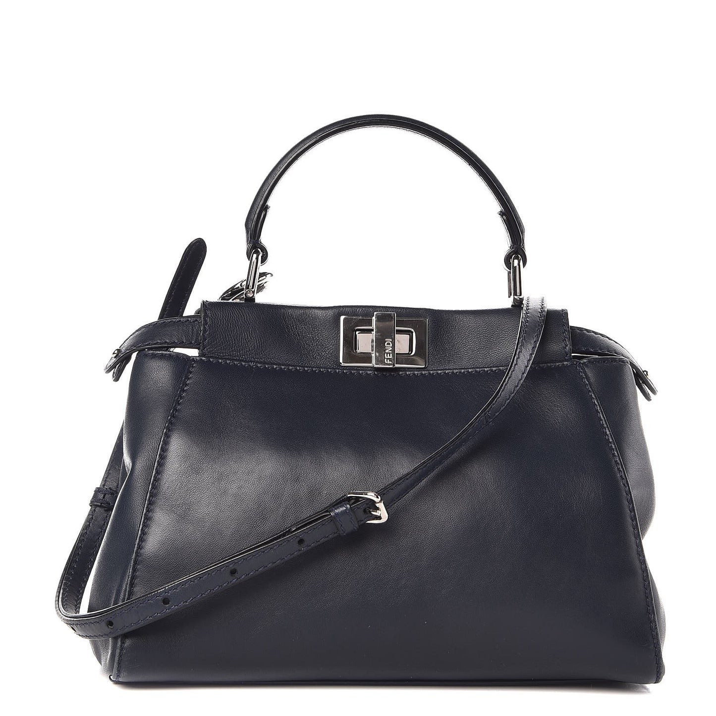 Nappa Mini Peekaboo Iconic Satchel Dark Blue
