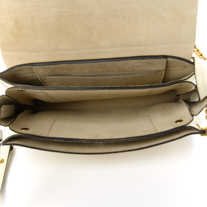 Chloe Goatskin Small Faye Shoulder Bag Off White 5 of 10