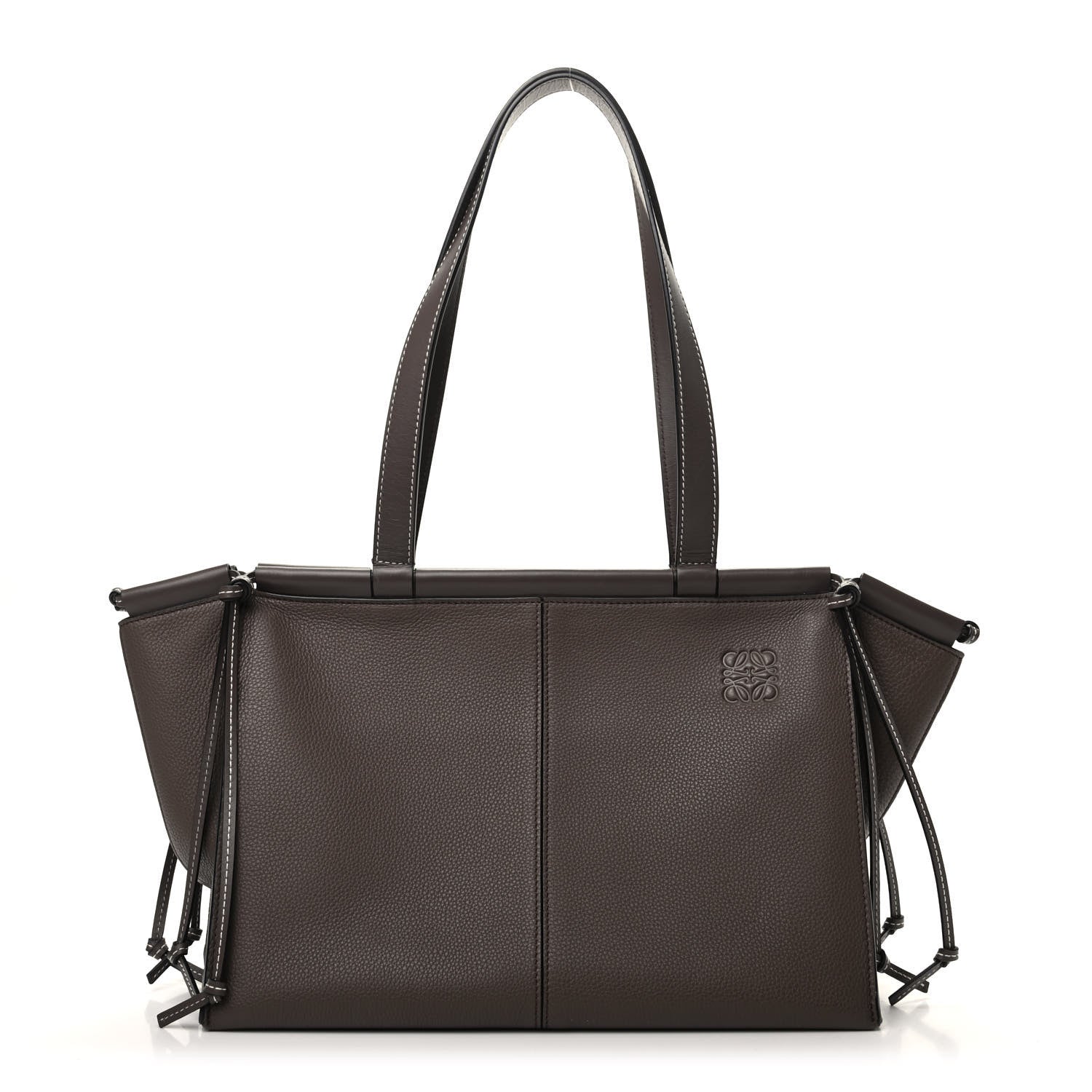Loewe Soft Grained Calfskin Small Cushion Tote Ebony 1 of 8