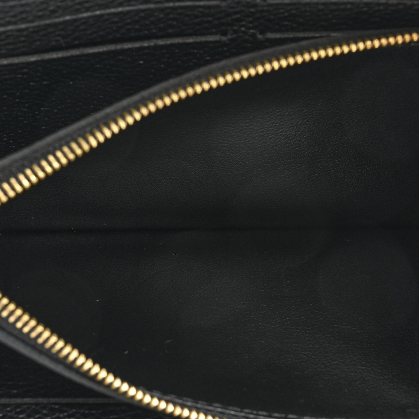 Empreinte Monogram Giant Clemence Wallet Black Beige