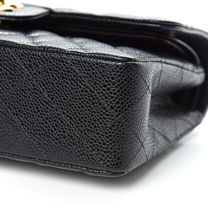 Chanel Caviar Quilted Small Double Flap Black 10 of 11