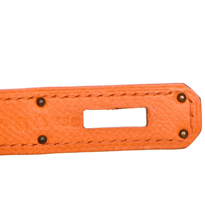 Hermes Epsom Birkin 35 Orange 13 of 30