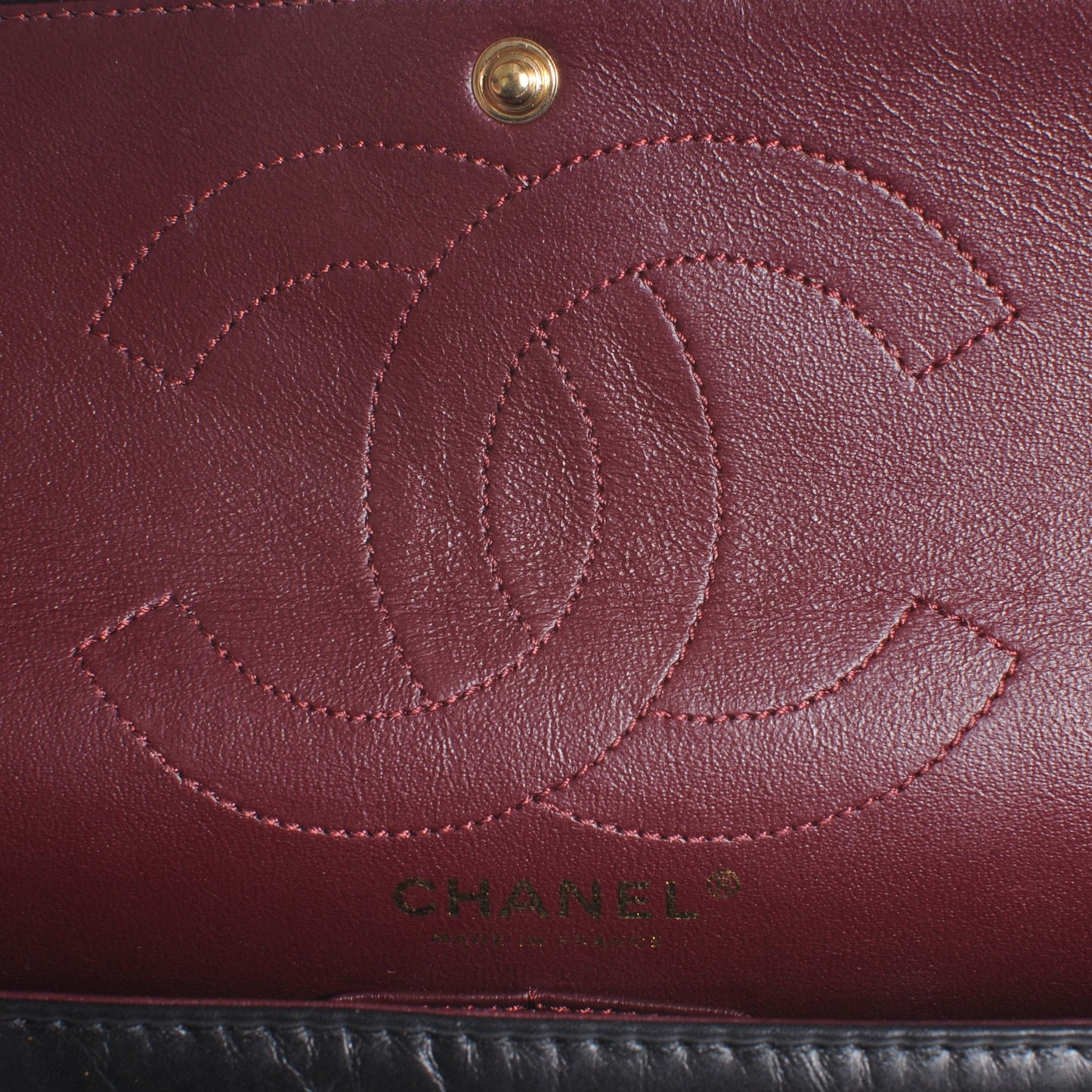 Aged Calfskin Quilted 2.55 Reissue 226 Flap Black