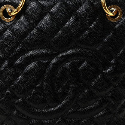 Chanel Caviar Quilted Grand Shopping Tote GST Black 8 of 10