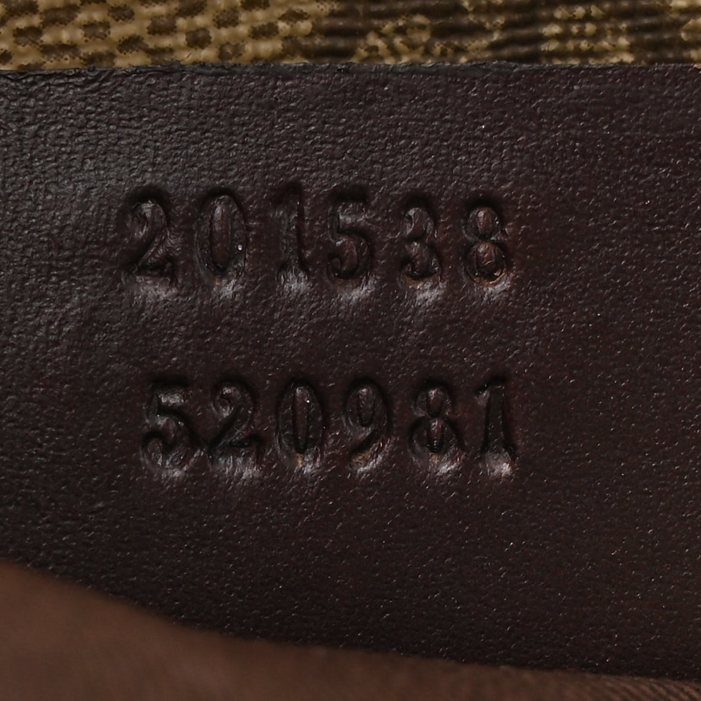 GG Supreme Monogram Small Flat Messenger Bag Dark Brown