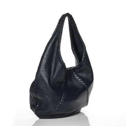 Bottega Veneta Cervo Deerskin Large Hobo China Blue 3 of 6