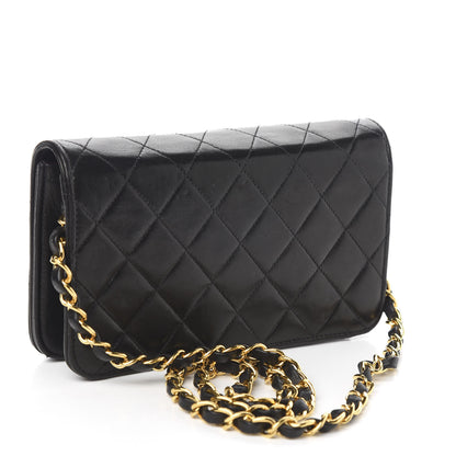 Chanel Lambskin Quilted Mini Flap Black 3 of 12