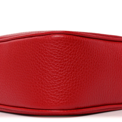 Gucci Pebbled Calfskin Small Soho Disco Bag Tabasco Red 10 of 10