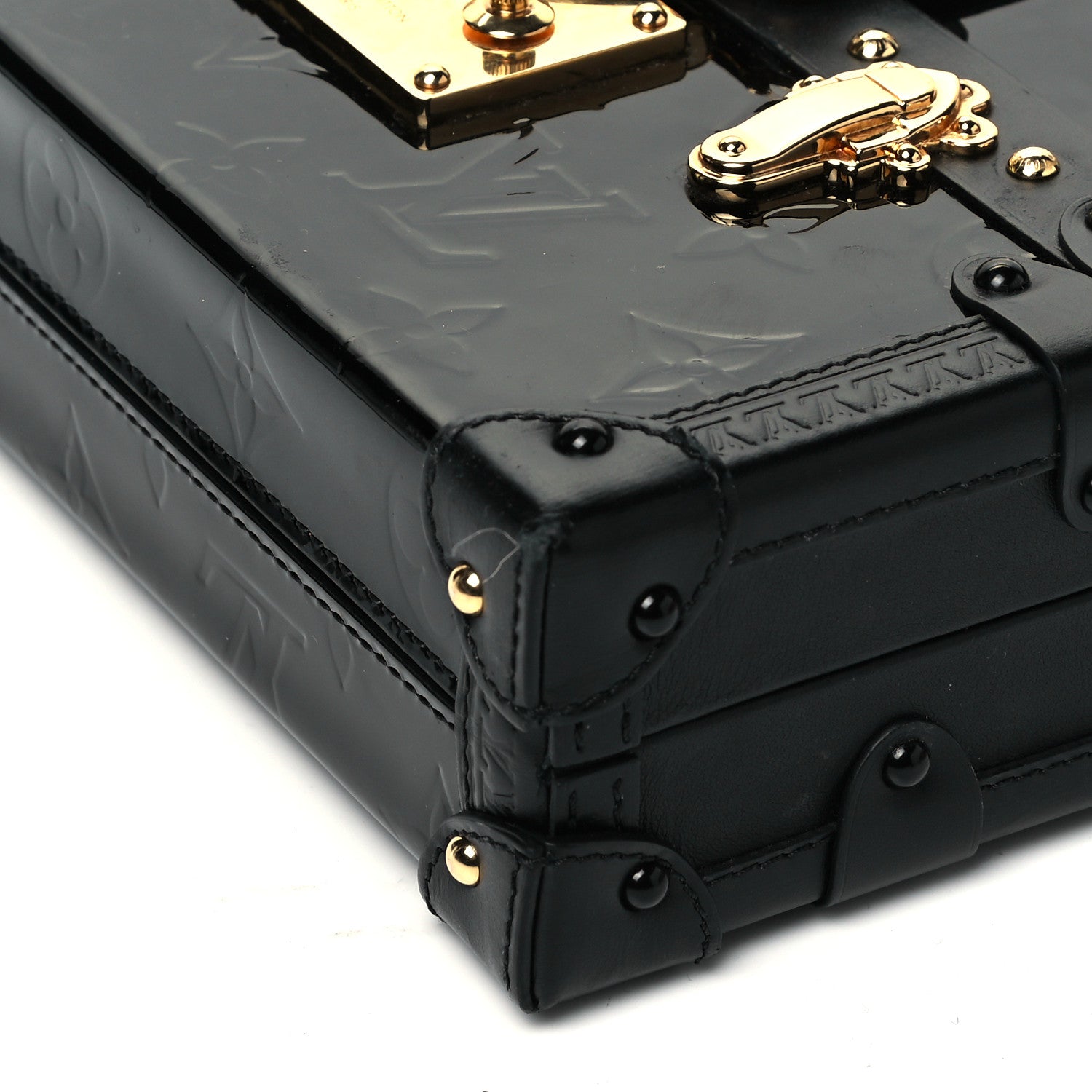 Louis Vuitton Vernis Petite Malle Black 8 of 8