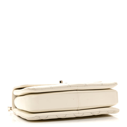 Chanel Lambskin Quilted Small Trendy CC Dual Handle Flap Bag White 4 of 10