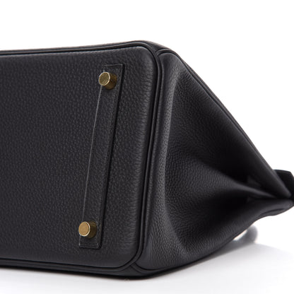 Hermes Togo Birkin 30 Black 7 of 11