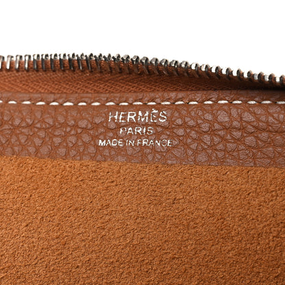Hermes Togo Cabavertige 30 Pouch Gold 6 of 8