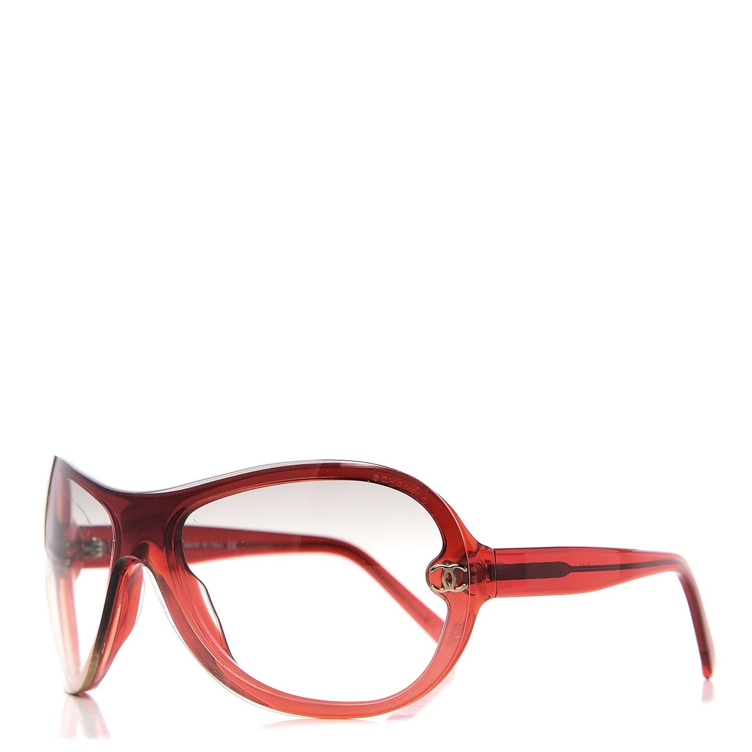 Chanel CC Logo Sunglasses 5066 Red 1 of 7