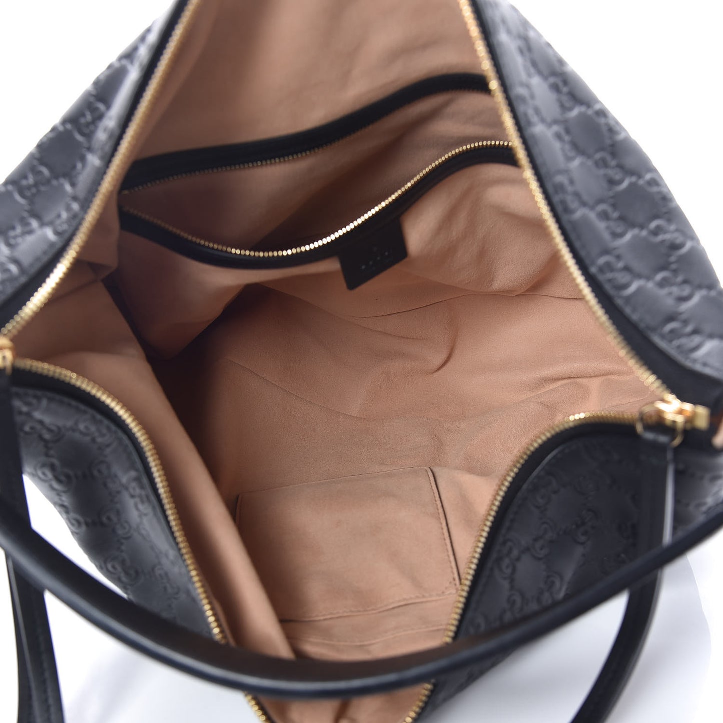 Guccissima Signature Large Linea A Hobo Black