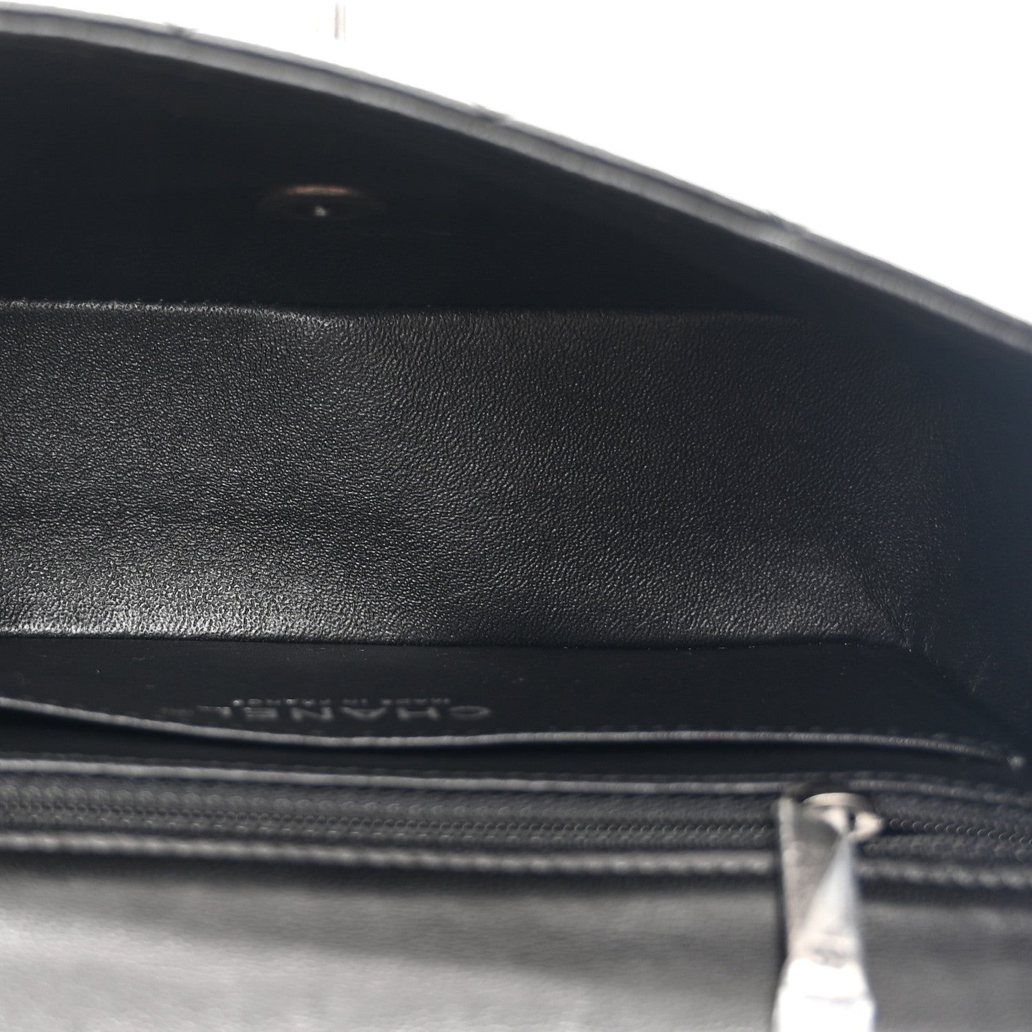 Chanel Lambskin Quilted Mini Rectangular Flap Black 5 of 11