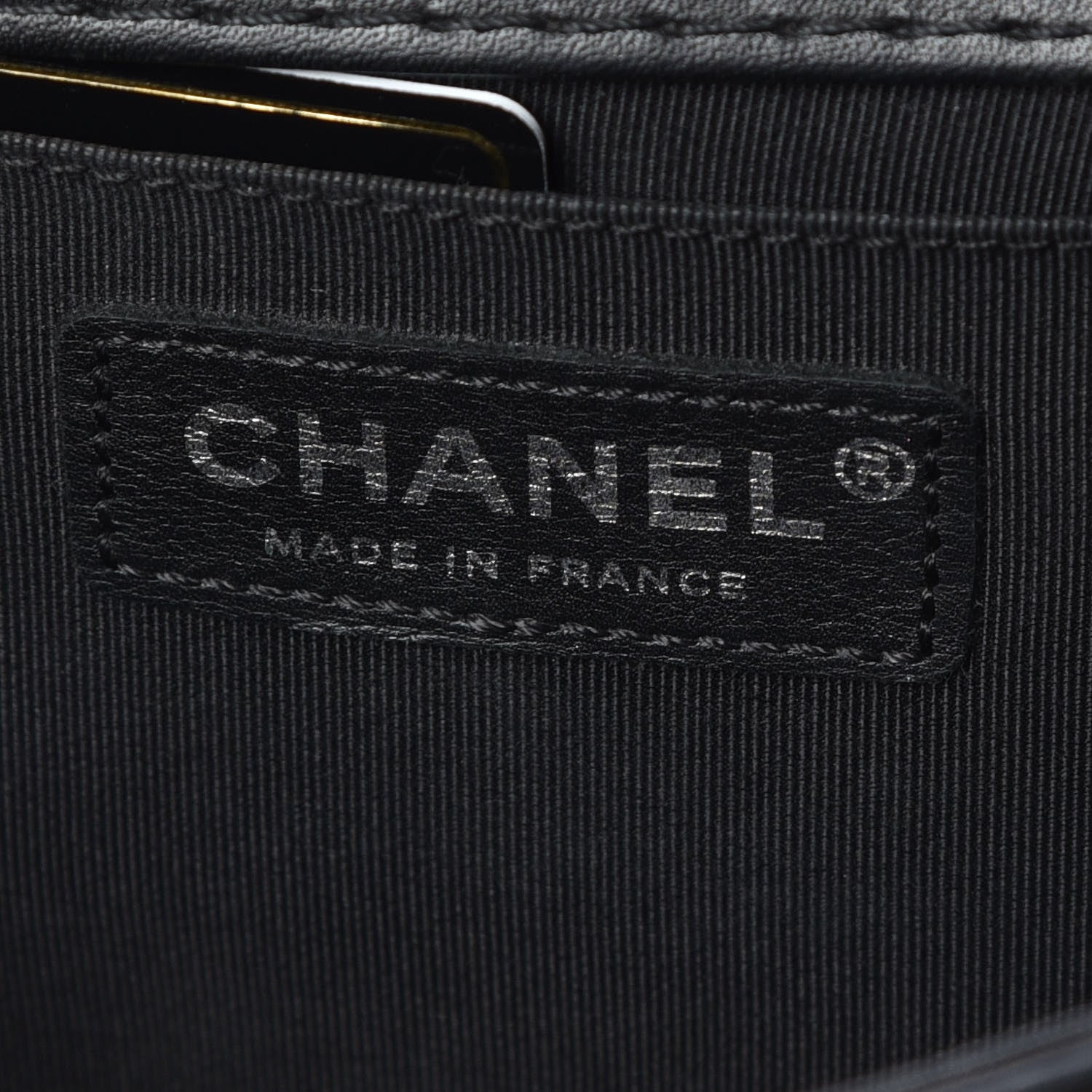 Chanel Calfskin Double Stitch Medium Boy Flap Black 8 of 10