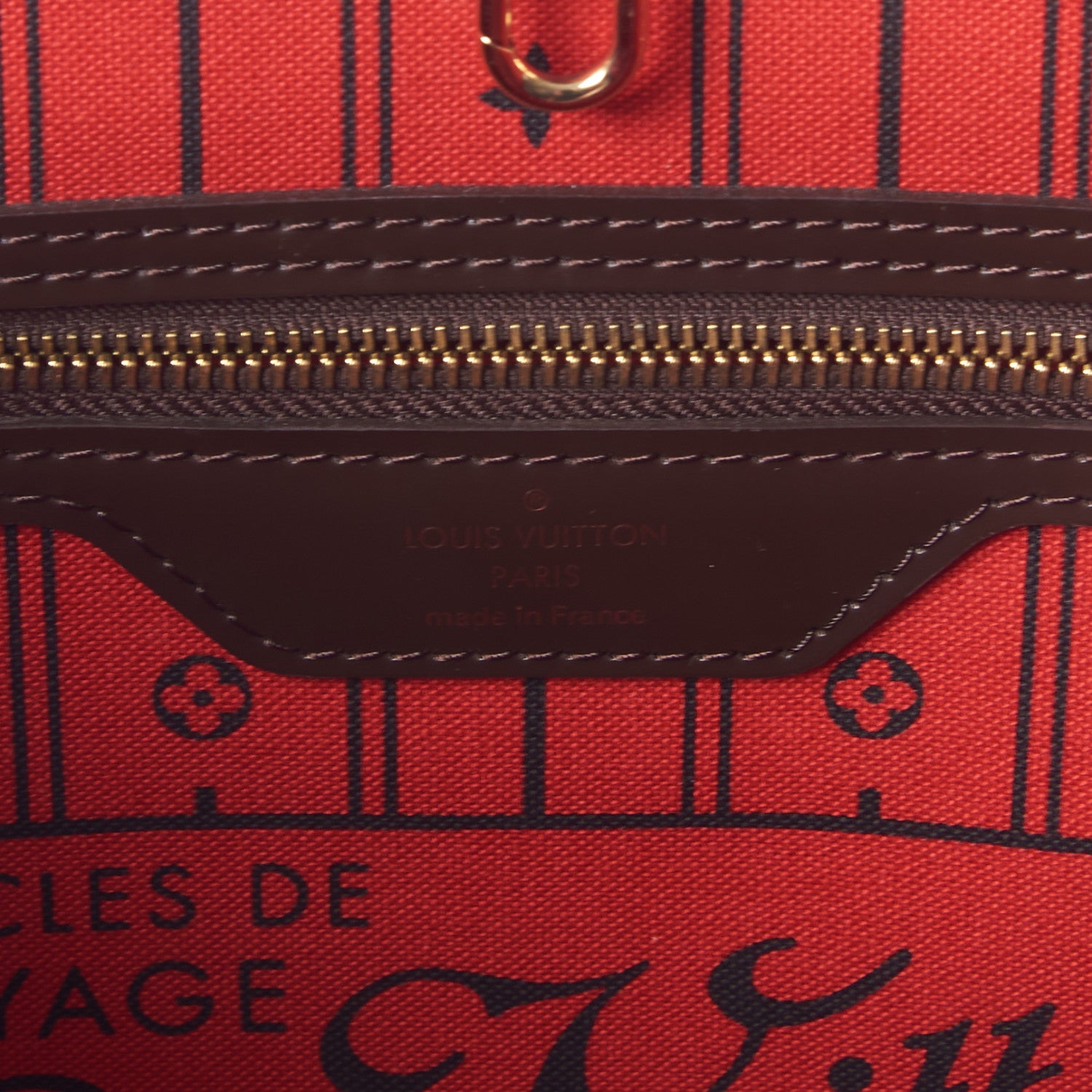 Louis Vuitton Damier Ebene Neverfull GM 8 of 9
