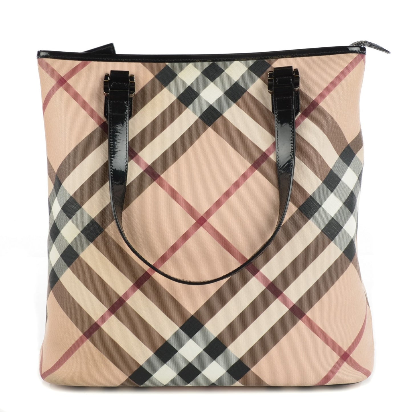 Supernova Check Tote Black