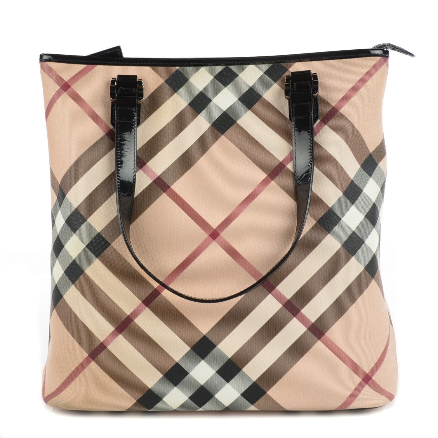 Burberry Supernova Check Tote Black 1 of 8