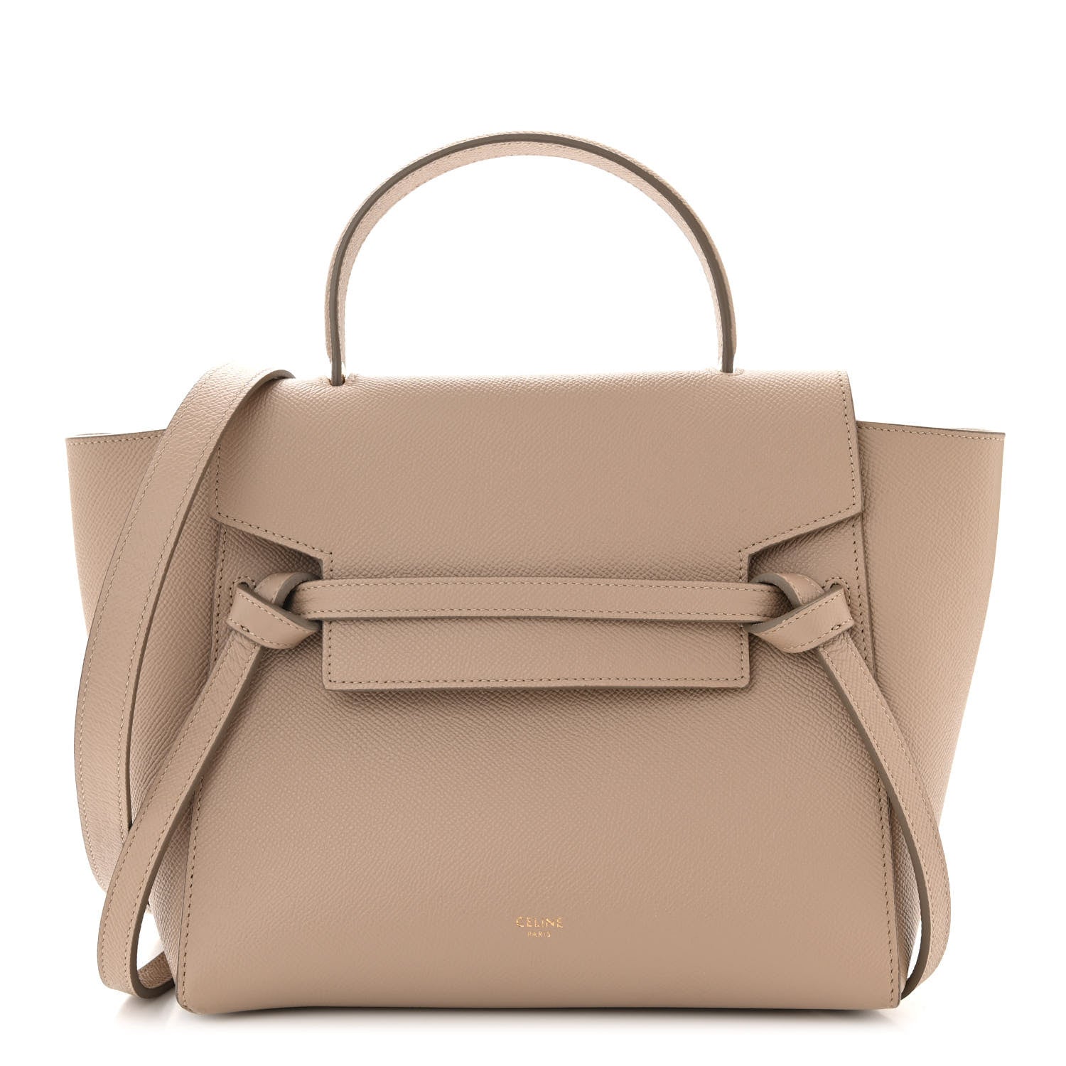 Celine Grained Calfskin Micro Belt Bag Light Taupe 1 of 13