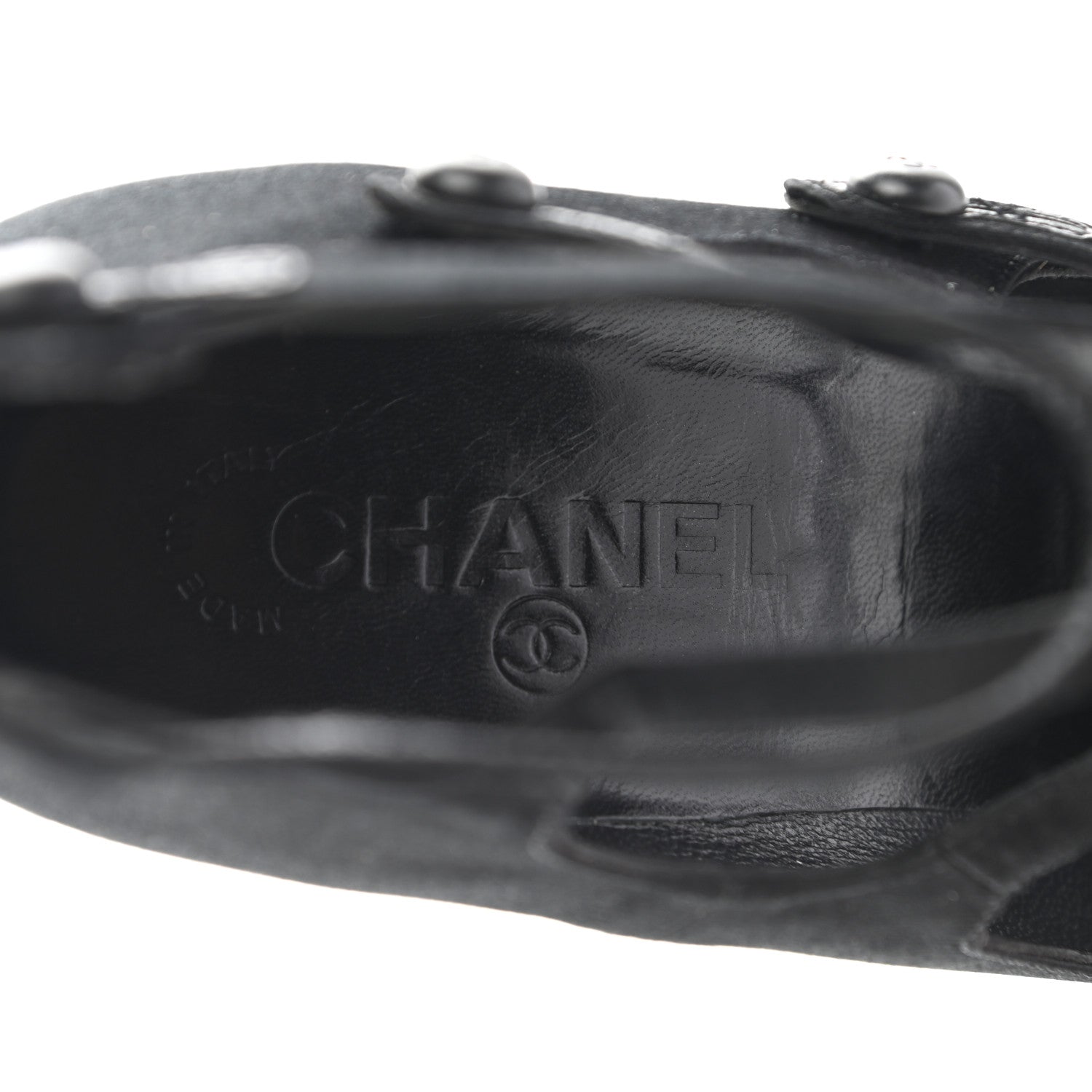 Chanel Mary Jane Pump 37 Black 6 of 12