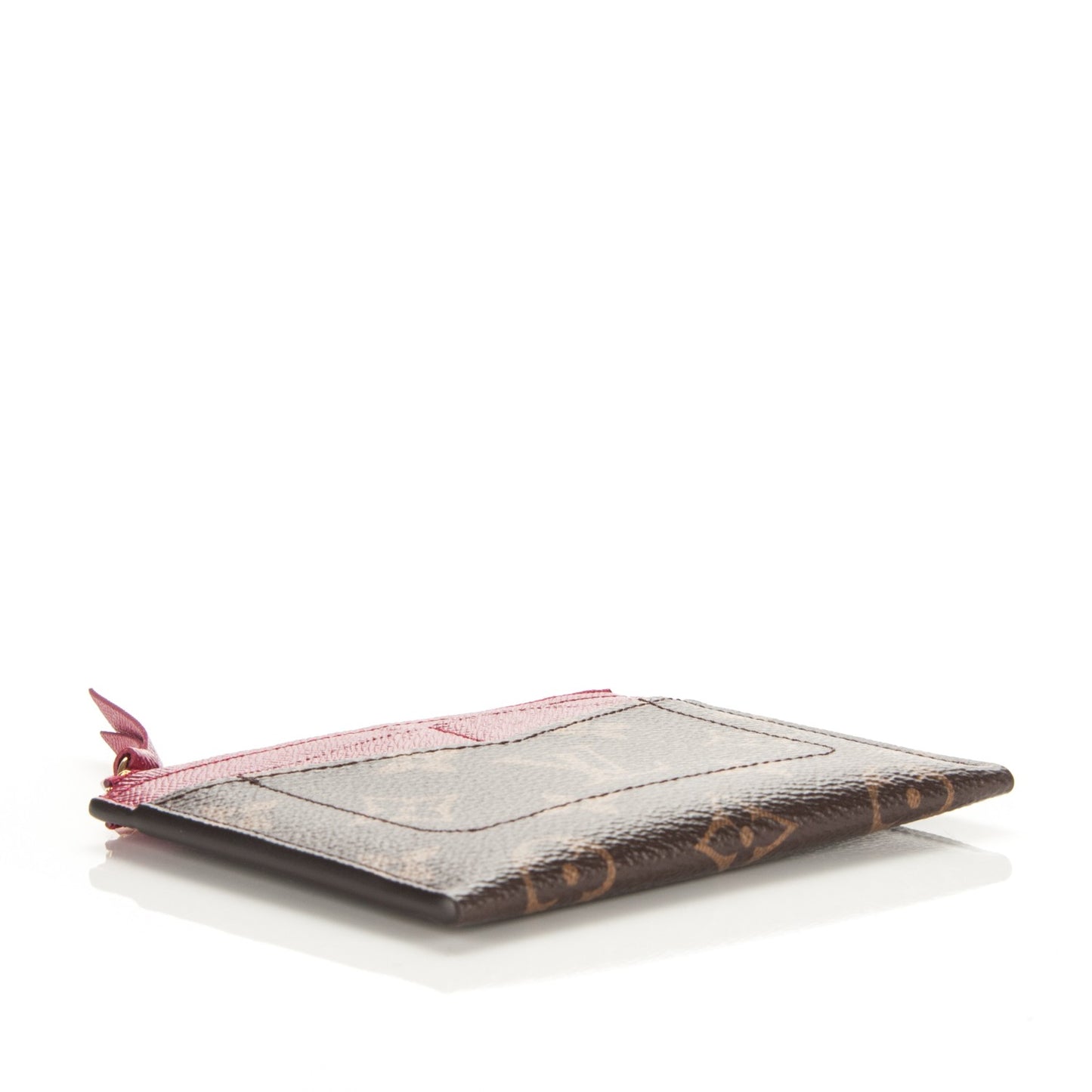 Monogram Zipped Card Holder