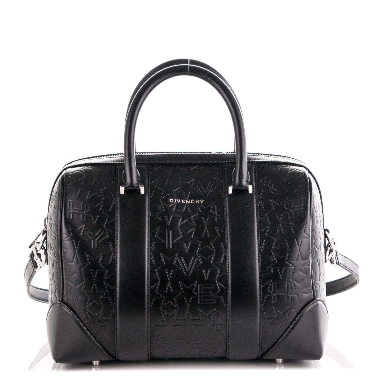 Givenchy Calfskin Star Embossed Medium Lucrezia Black 1 of 6