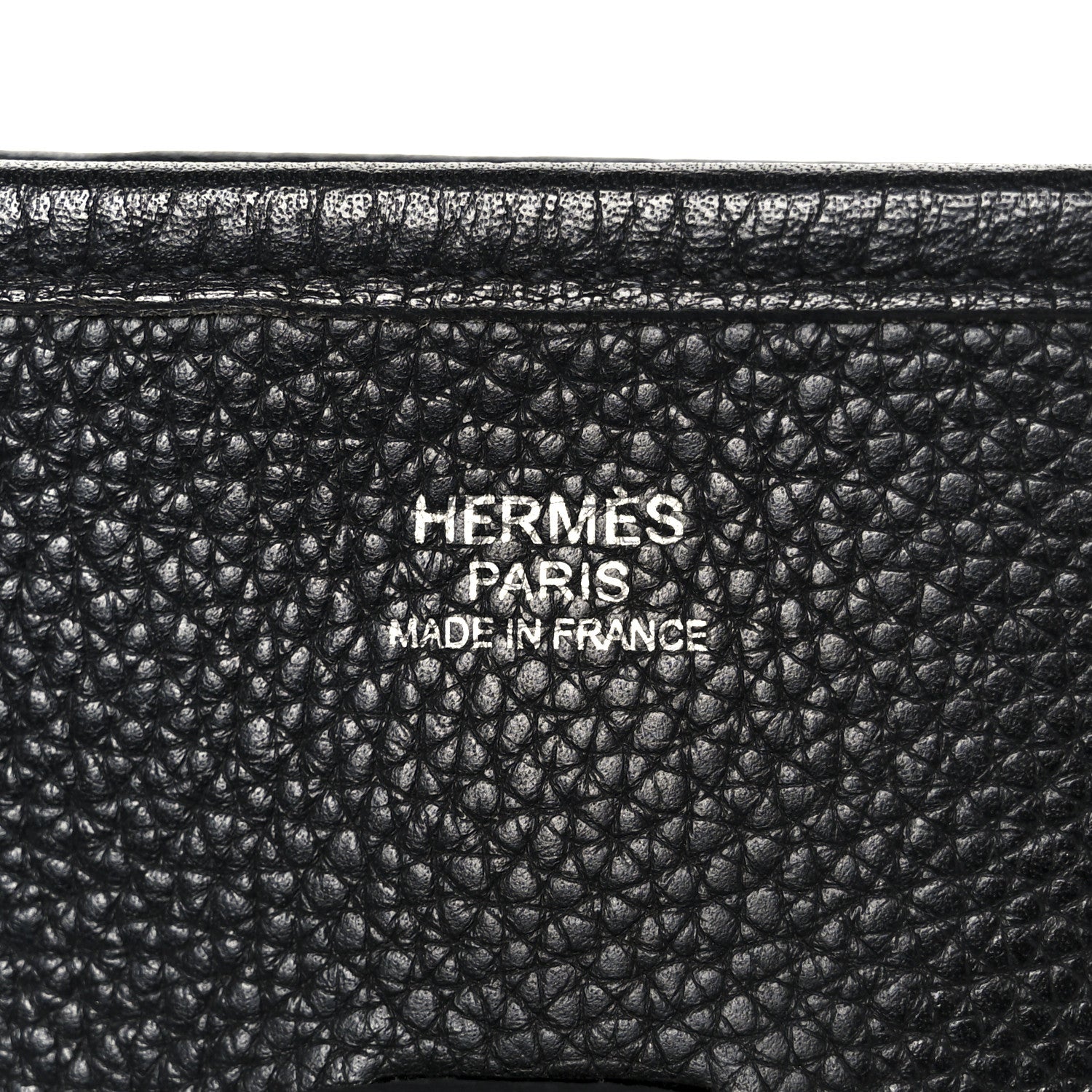 Hermes Taurillon Clemence Evelyne II PM Black 6 of 10