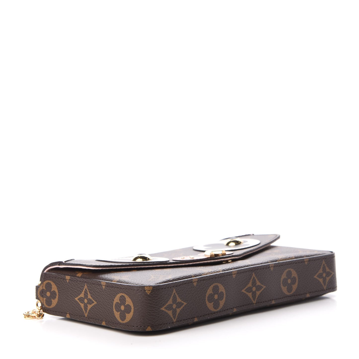 Monogram Valentine Dog Pochette Felicie Chain Wallet