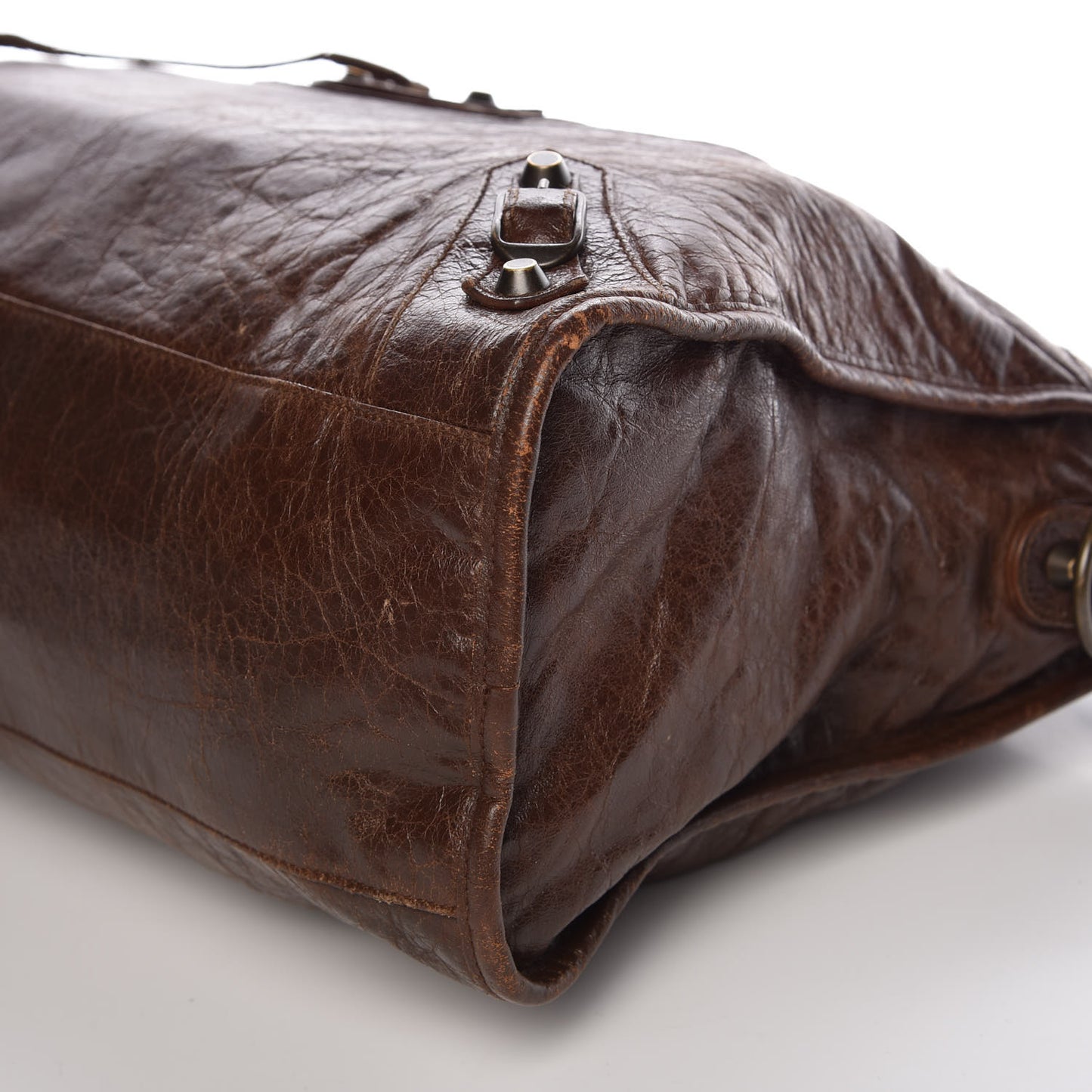 Agneau Classic Hardware City Olive Brown