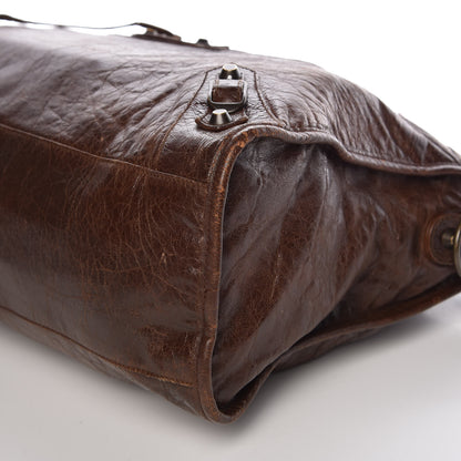 Balenciaga Agneau Classic Hardware City Olive Brown 12 of 19