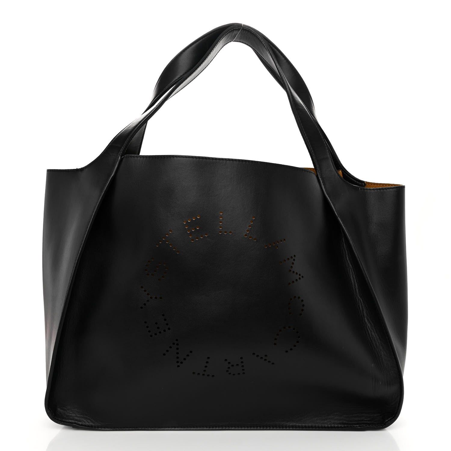 Stella McCartney Eco Alter Nappa East West Perforated Tote Black 3 of 14