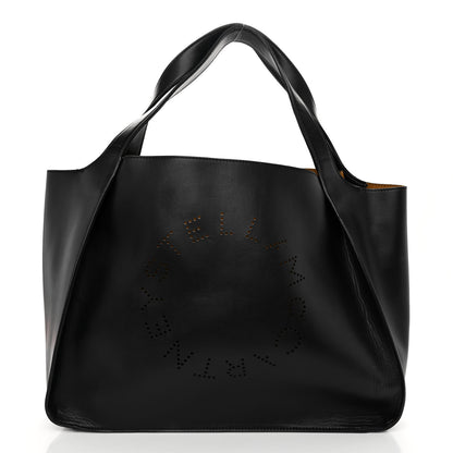 Stella McCartney Eco Alter Nappa East West Perforated Tote Black 3 of 14