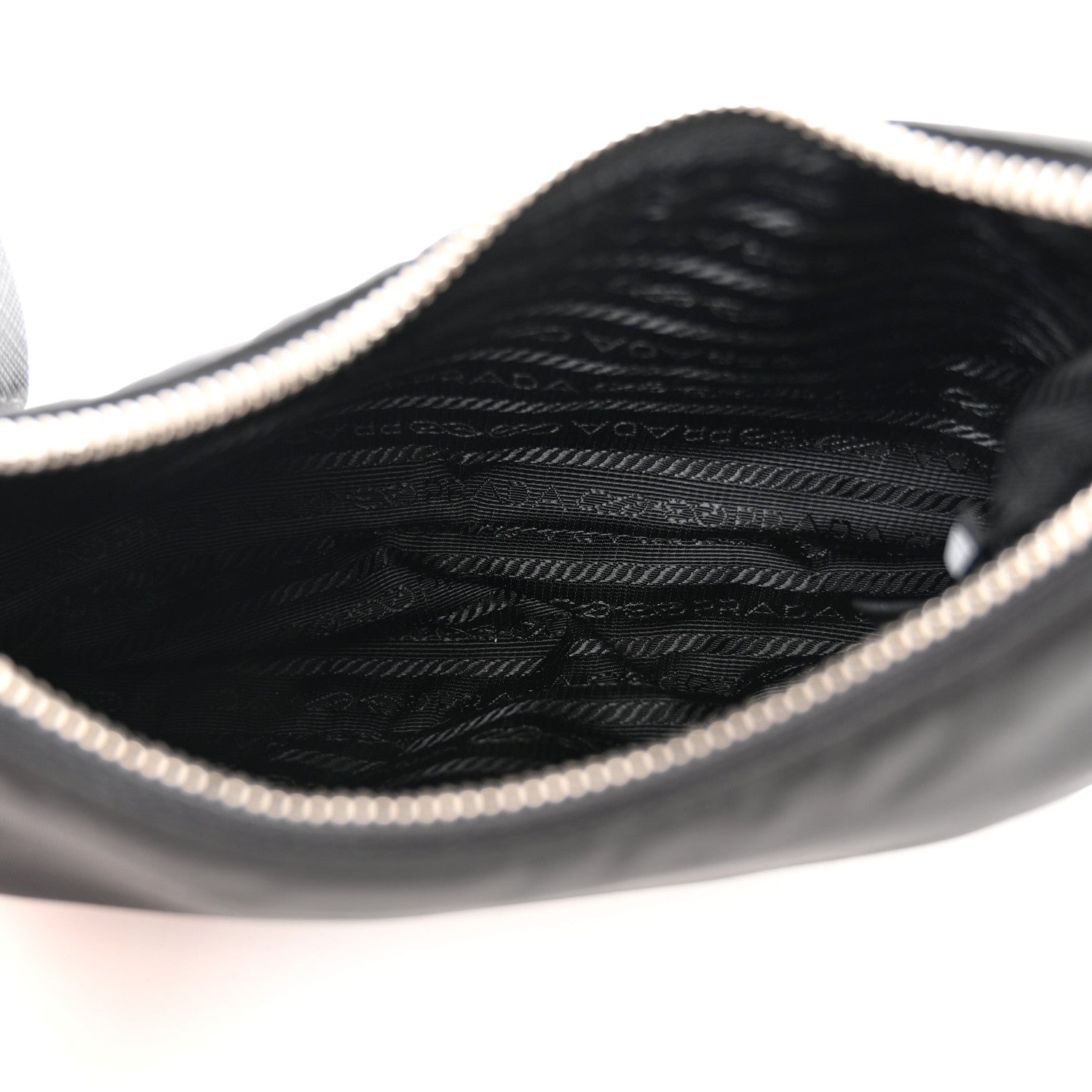 Prada Tessuto Nylon Saffiano Mini Re-Edition 2005 Bag Black 5 of 11