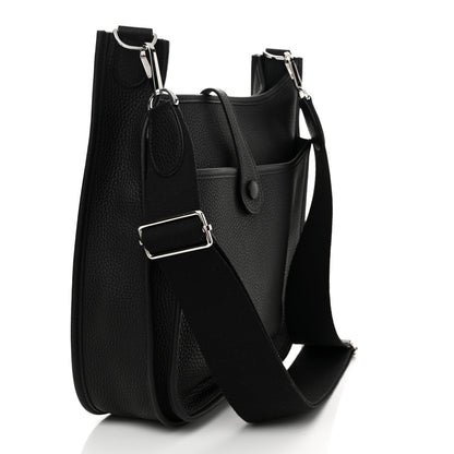 Hermes Taurillon Clemence Evelyne III PM Black 3 of 11