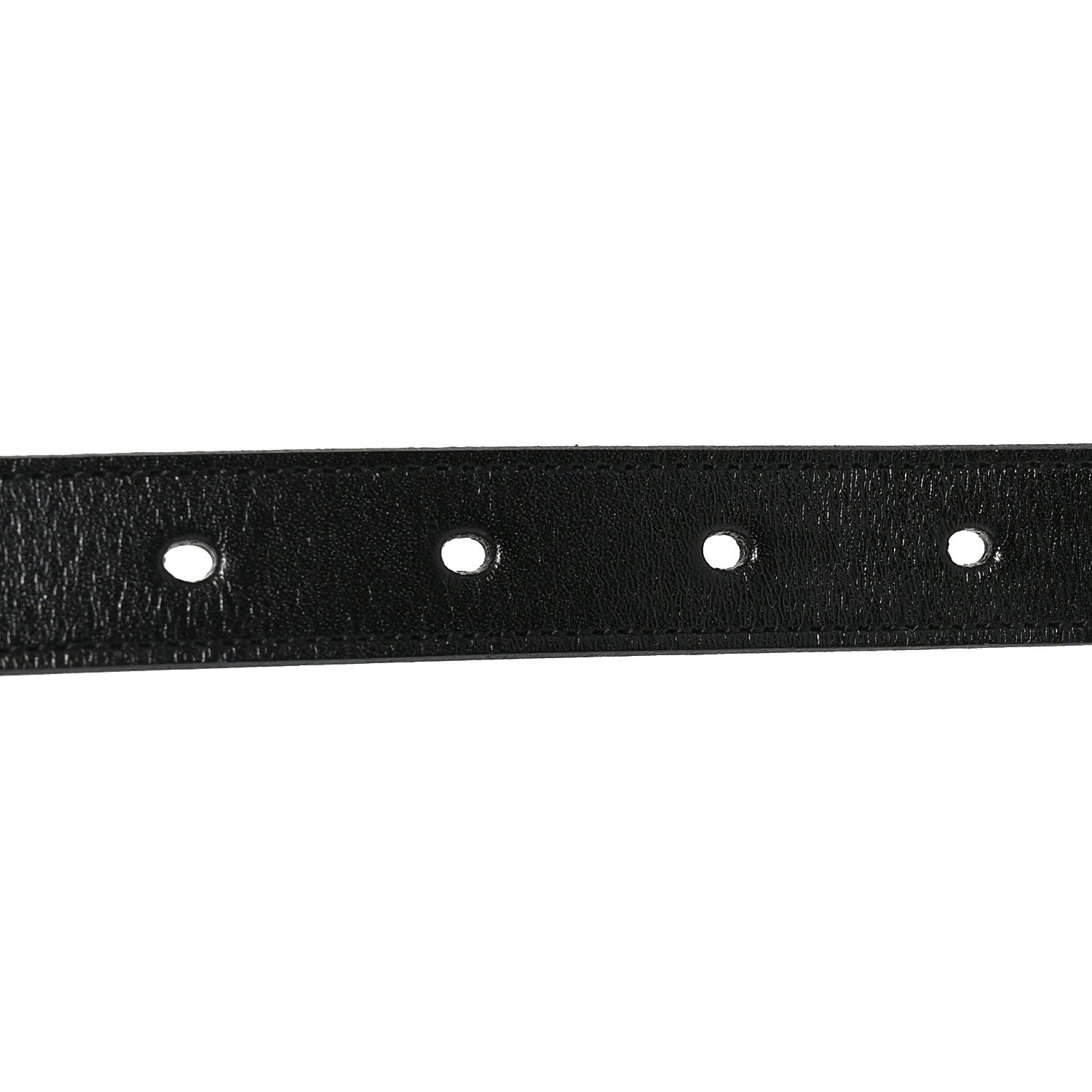 Saint Laurent Vegetable Tanned Cassandre Belt 85 34 Black 4 of 5