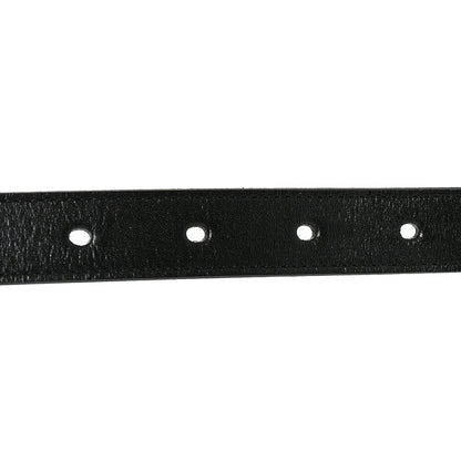 Saint Laurent Vegetable Tanned Cassandre Belt 85 34 Black 4 of 5