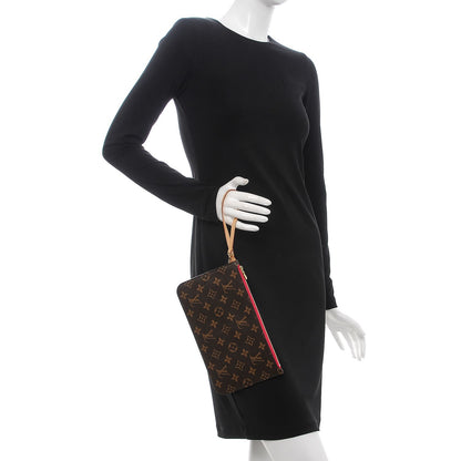 Louis Vuitton Monogram Neverfull MM GM Pochette Pivoine 2 of 7