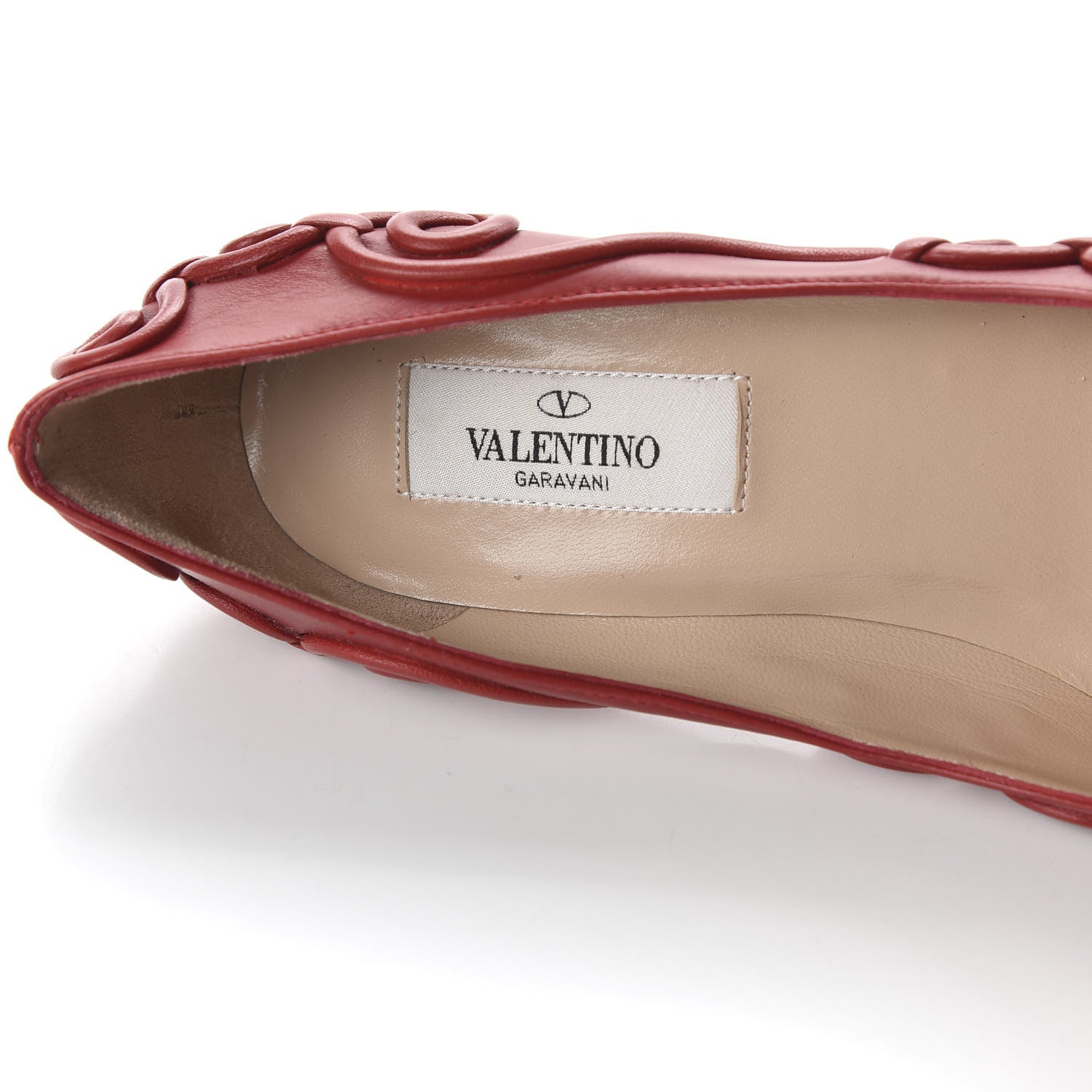 Valentino Garavani Nappa Swirl Pumps 35 Rosso Valentino 9 of 10