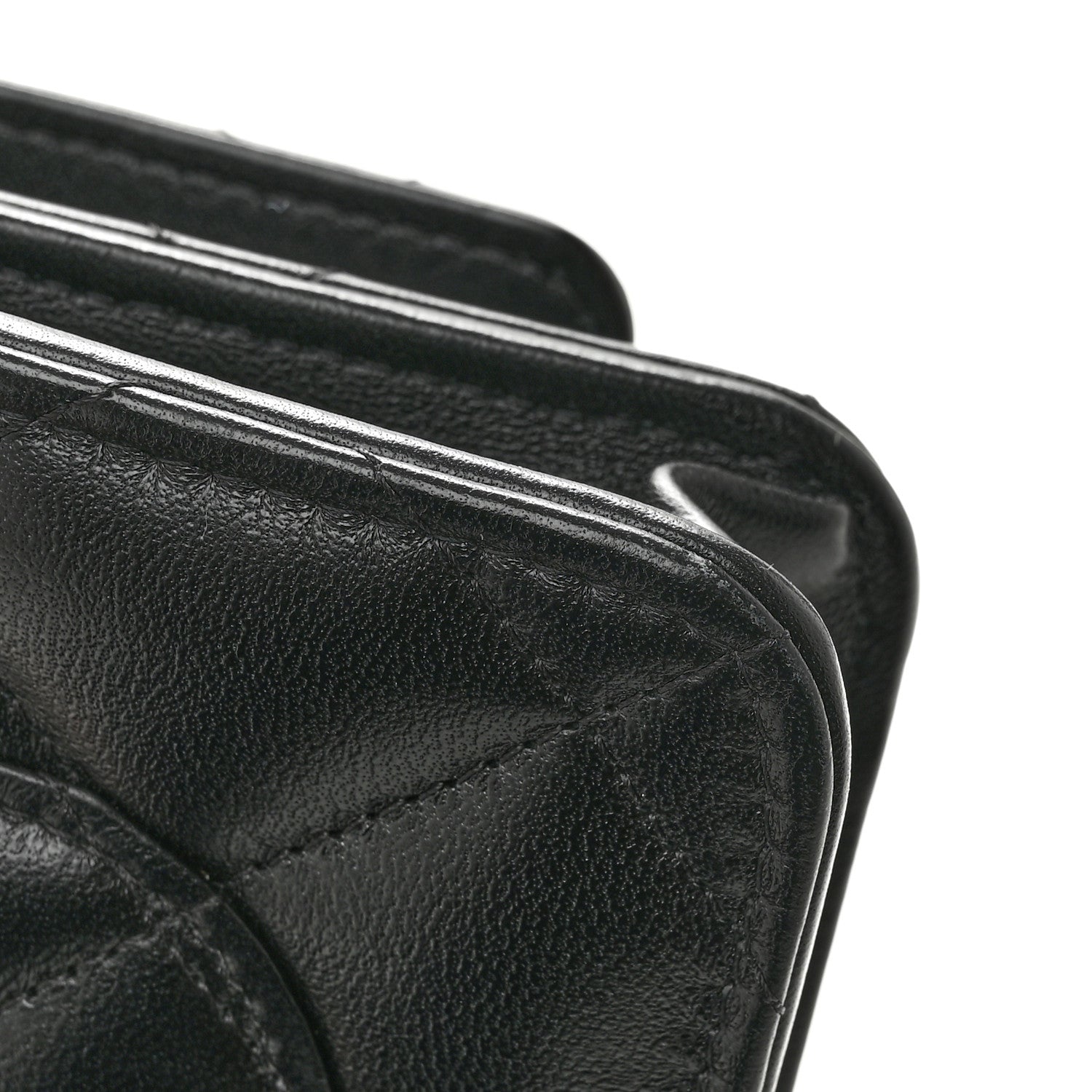 Chanel Lambskin Quilted Logo WOC Wallet On Chain Black 13 of 14