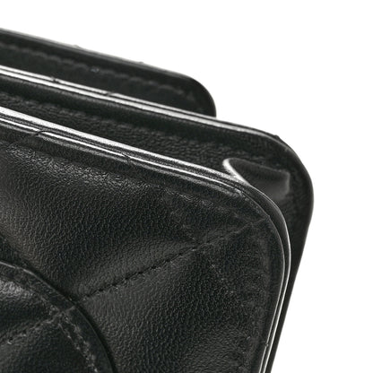 Chanel Lambskin Quilted Logo WOC Wallet On Chain Black 13 of 14