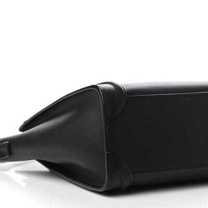Celine Smooth Calfskin Nano Luggage Black 7 of 9