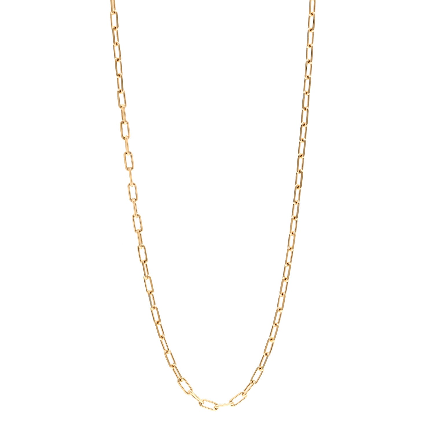 Cartier 18K Yellow Gold SM Santos De Cartier Link Necklace 1 of 4