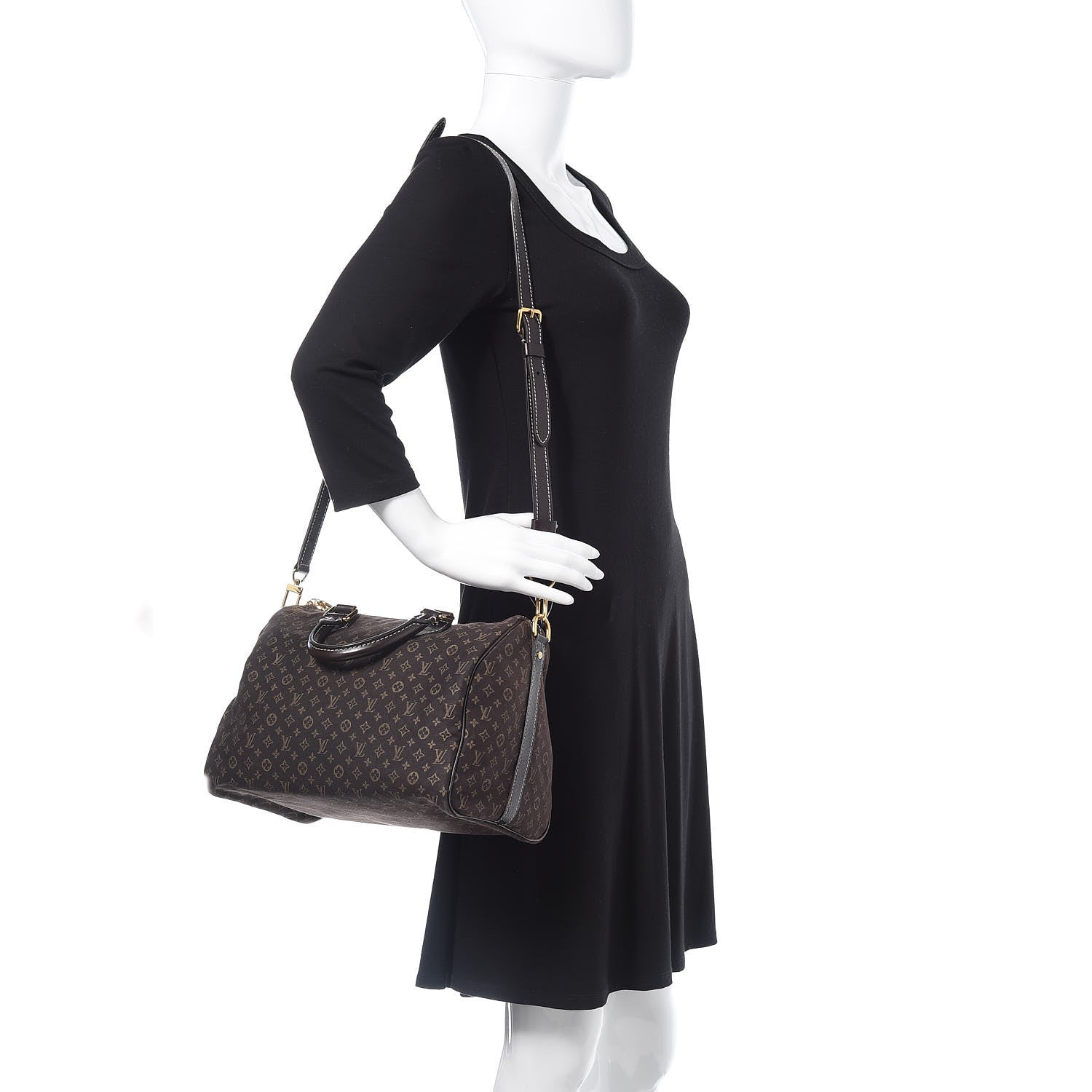 Louis Vuitton Monogram Idylle Speedy Bandouliere 30 Fusain 2 of 13