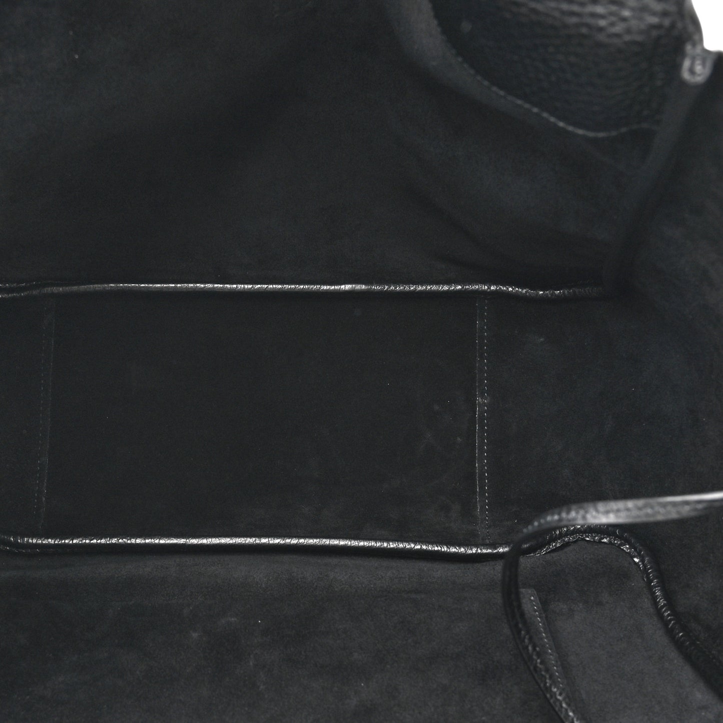Grained Deerskin Bea Tote Black