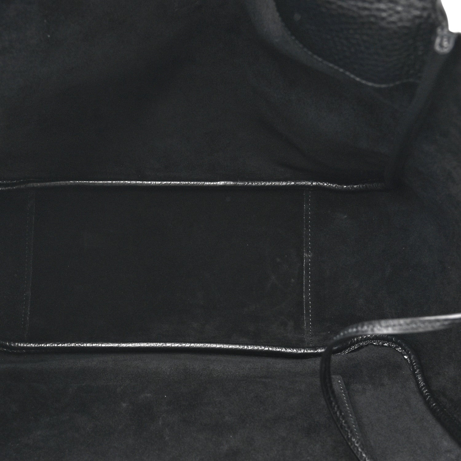 Saint Laurent Grained Deerskin Bea Tote Black 5 of 10