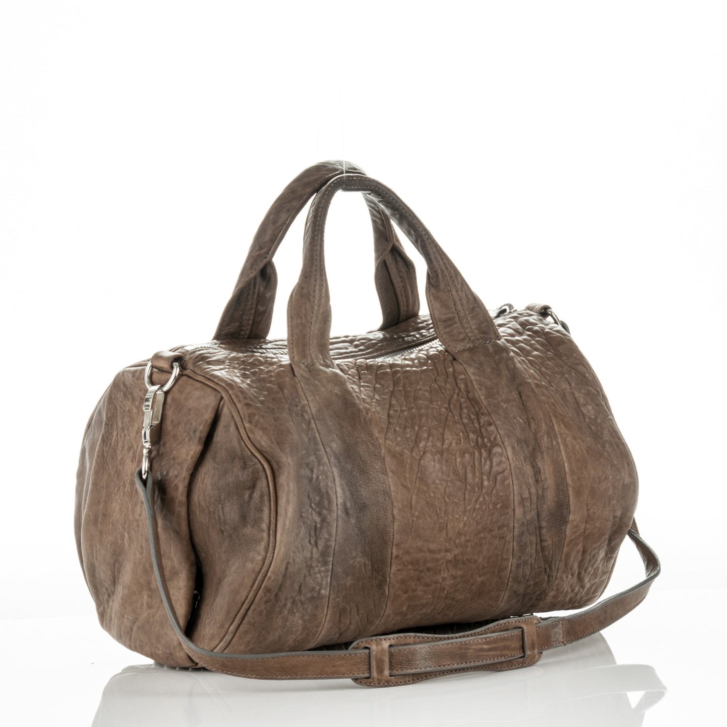 Pebbled Lambskin Rocco Grey